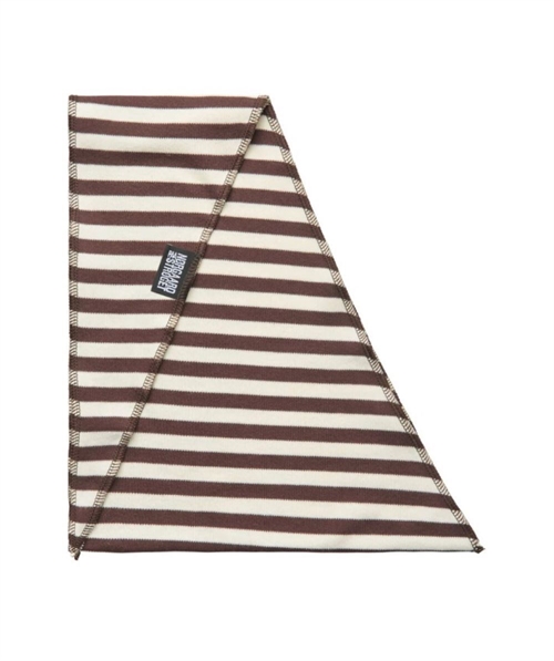 NØRGAARD PAA STRØGET NPS SCARF TRIANGLE BROWN/ECRU